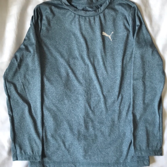 COPY - Puma grey blue long sleeve crew neck - Picture 1 of 3